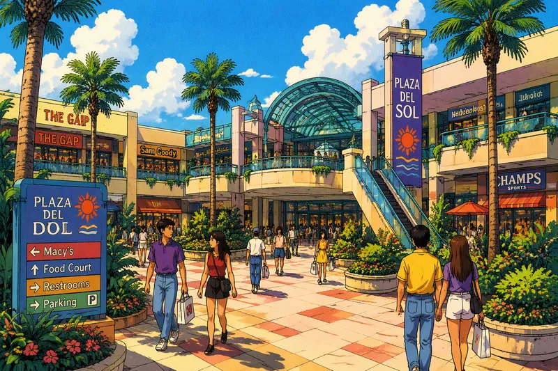 Alabang Town Centerin ulkoalue ja moderni arkkitehtuuri