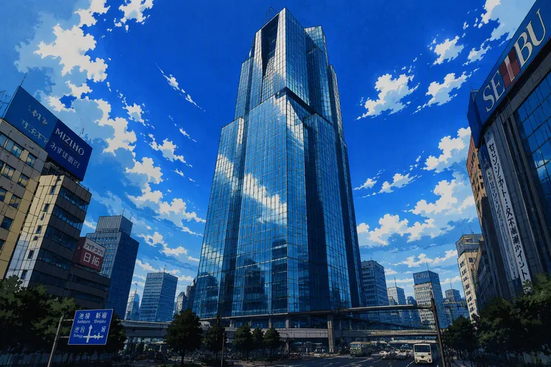 Bank of America Tower Seattlen horisontissa Bank of America Tower Seattlen horisontissa