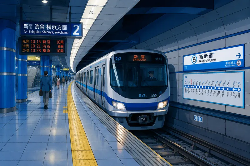 Moderni metro saapumassa Brysselin maanalaiselle asemalle