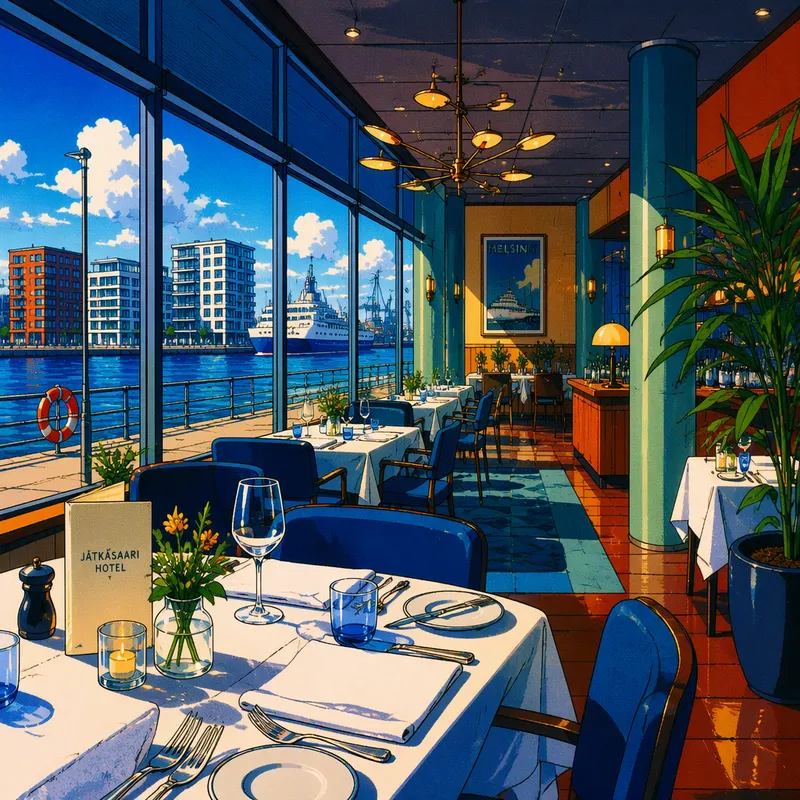 Moderni ja viihtyisä hotelliravintola Helsingissä