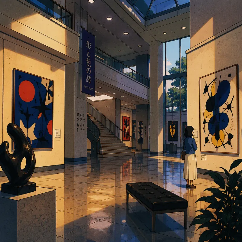 Moderni taidegalleria ja sen näyttelytilat Moderni taidegalleria ja sen näyttelytilat