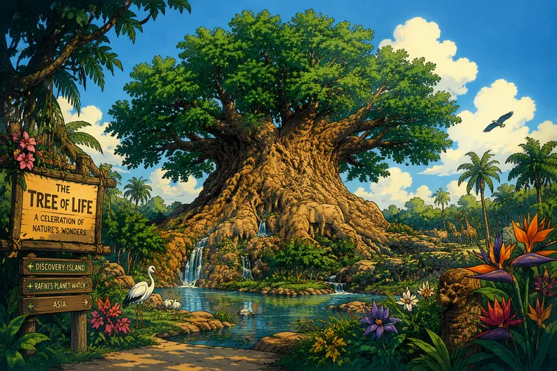 Disneyn Animal Kingdomin puiston ikoninen Elämän puu