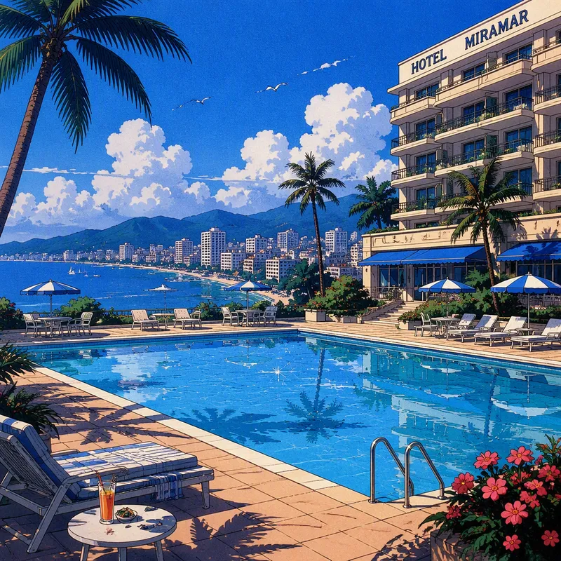 Rentouttava uima-allasosasto hotellissa Rentouttava uima-allasosasto hotellissa