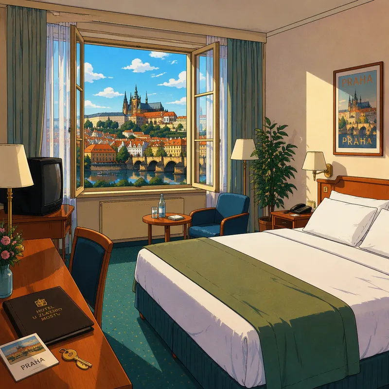 Moderni ja viihtyisä hotellihuone Moderni ja viihtyisä hotellihuone