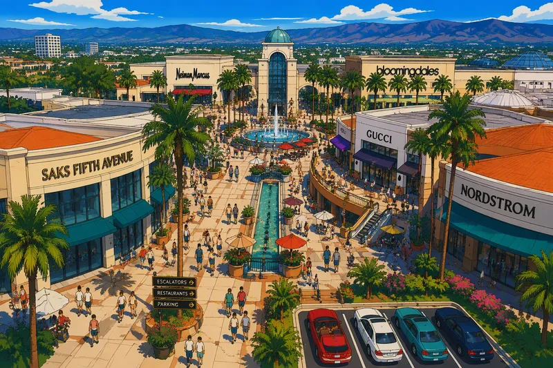 Las Vegas North Premium Outlets ulkoilmassa