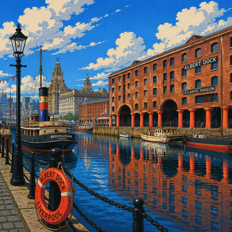 Albert Dockin historialliset tiilirakennukset ja vesistö Albert Dockin historialliset tiilirakennukset ja vesistö