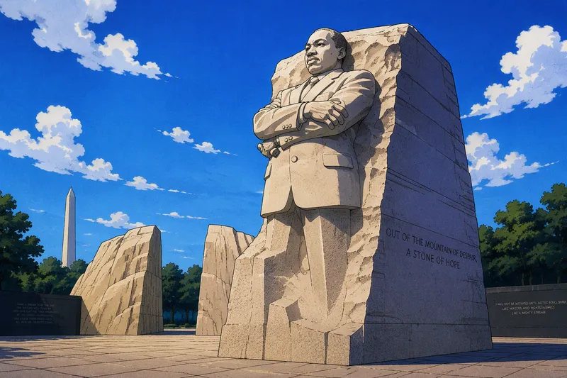 Martin Luther King Jr:n muistomerkki Washingtonissa Martin Luther King Jr:n muistomerkki Washingtonissa