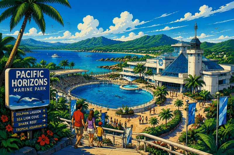 Miami Seaquarium sijaitsee aurinkoisen Biscayne Bayn rannalla Miami Seaquarium sijaitsee aurinkoisen Biscayne Bayn rannalla