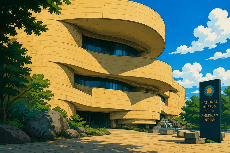 National Museum of the American Indian rakennus ulkoa
