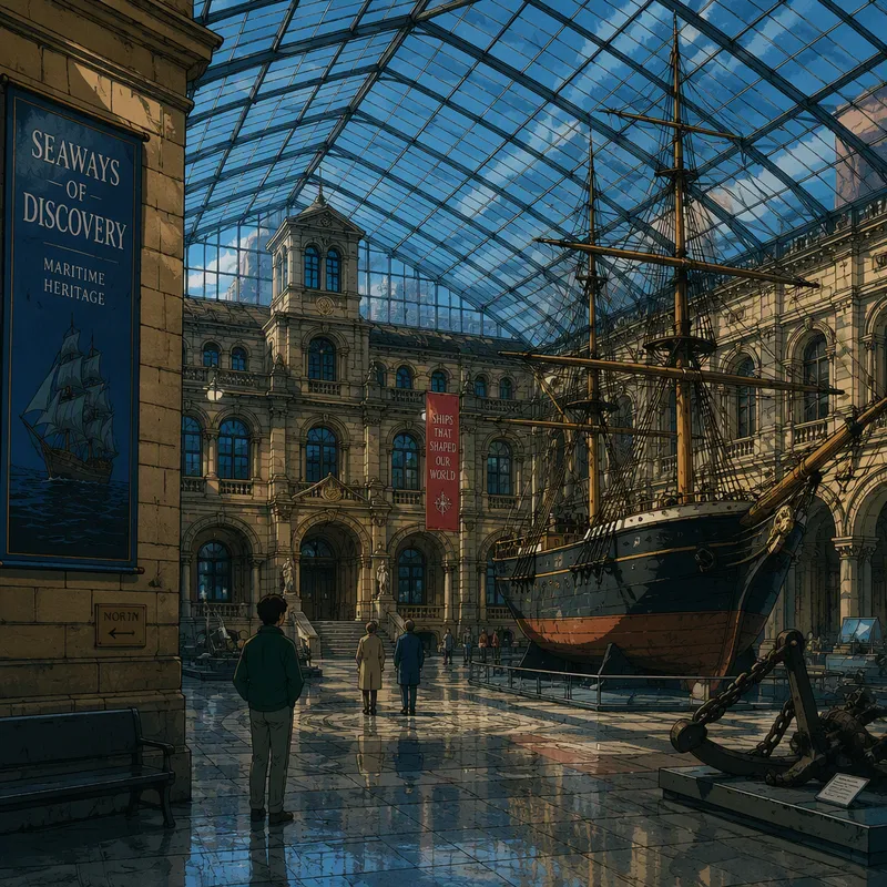 Museon sisäpihan moderni lasikatto Museon sisäpihan moderni lasikatto