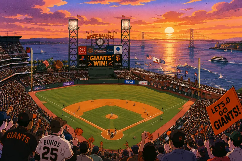 Baseball-stadion San Franciscon lahden rannalla Baseball-stadion San Franciscon lahden rannalla