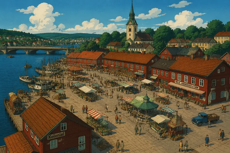 Oulun tori ja historialliset punaiset aitat Oulun tori ja historialliset punaiset aitat