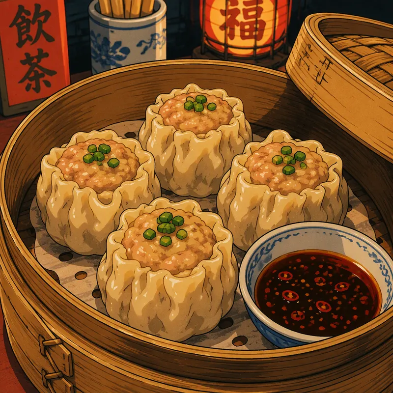 Höyrretyt dim sum -nyytit bambukorissa Höyrretyt dim sum -nyytit bambukorissa