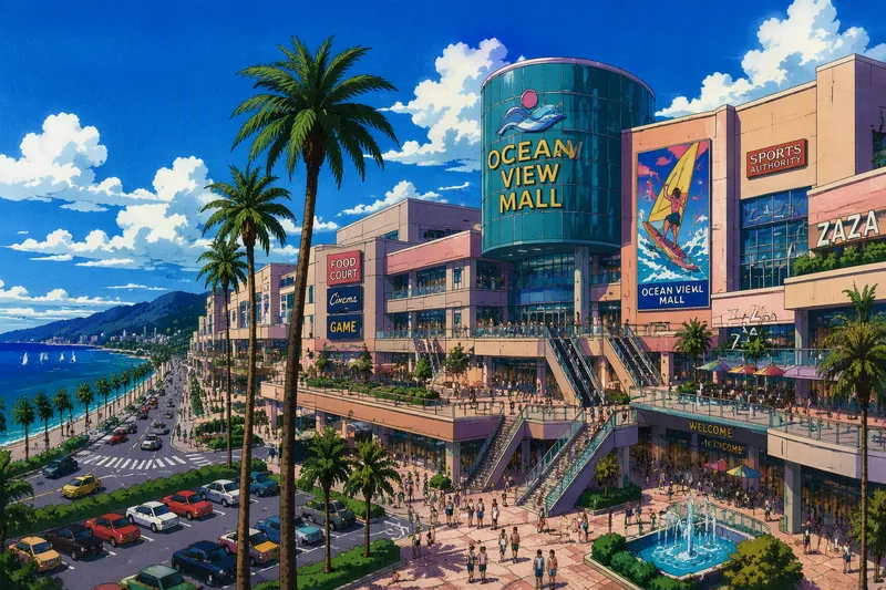 SM Mall of Asia -ostoskeskus Manilanlahden rannalla