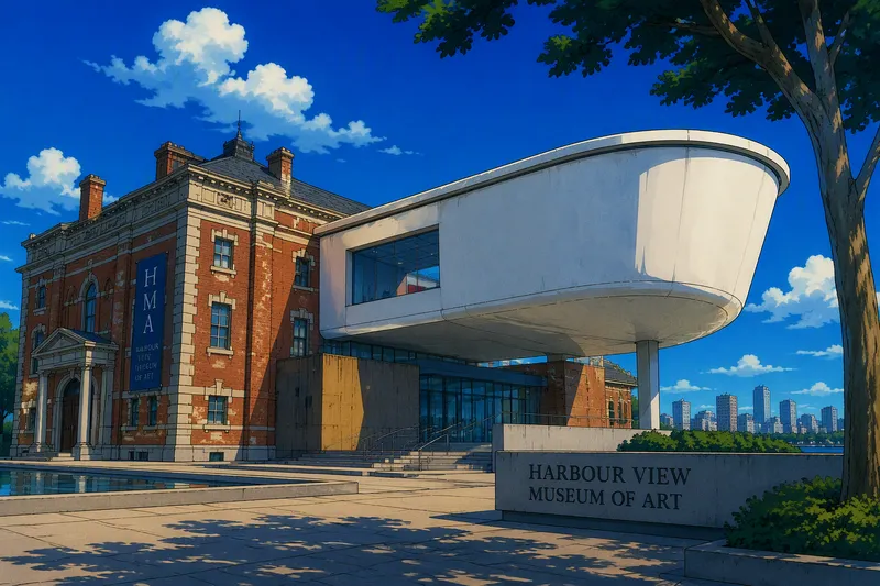 Stedelijk-museon historiallinen ja moderni rakennus Stedelijk-museon historiallinen ja moderni rakennus