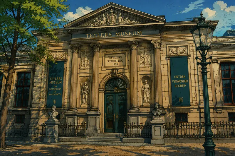 Teylers Museumin historiallinen ja juhlallinen julkisivu Teylers Museumin historiallinen ja juhlallinen julkisivu