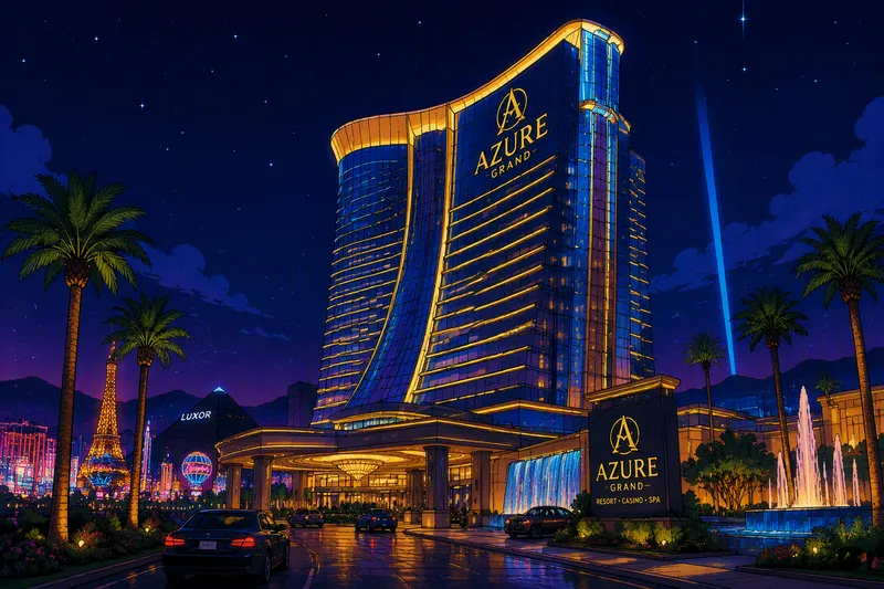 Moderni luksushotelli Las Vegas Stripin sydämessä