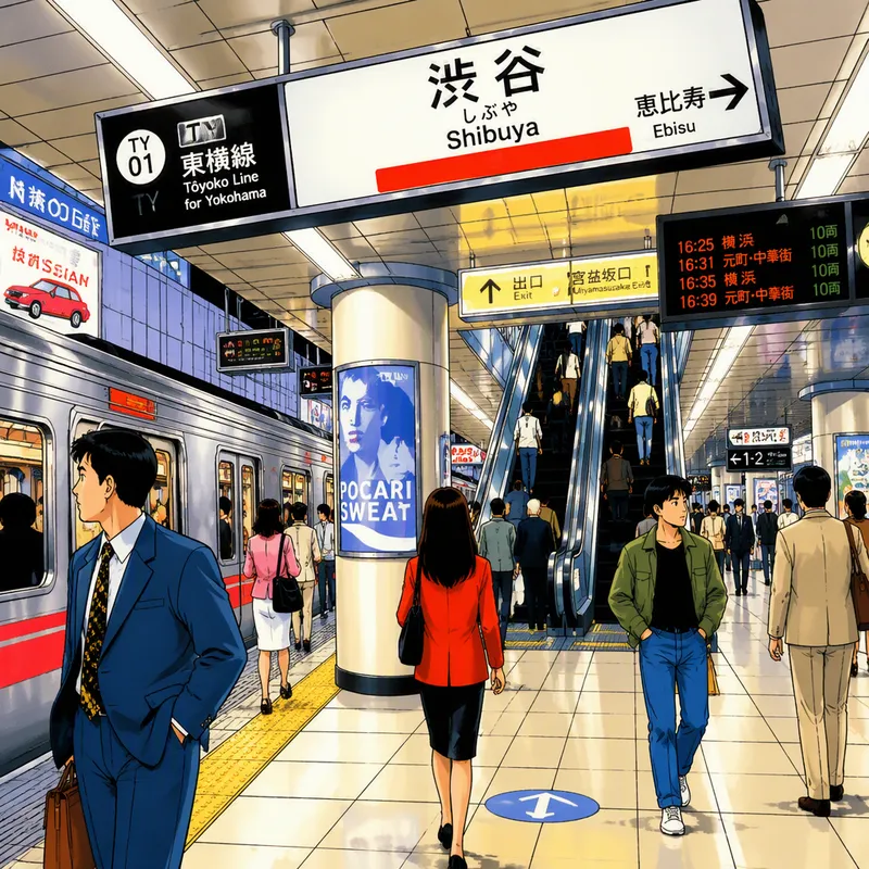 Moderni metroliikenne Tokiossa