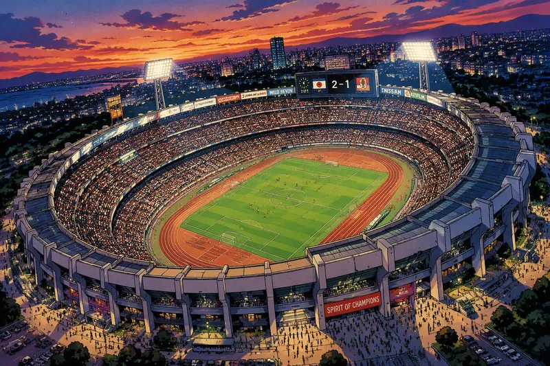 Melbournen ikoninen stadion täynnä innokkaita urheilun ystäviä Melbournen ikoninen stadion täynnä innokkaita urheilun ystäviä