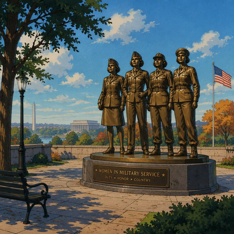 Vietnamin naisten sotamuistomerkki Washington D.C:ssä