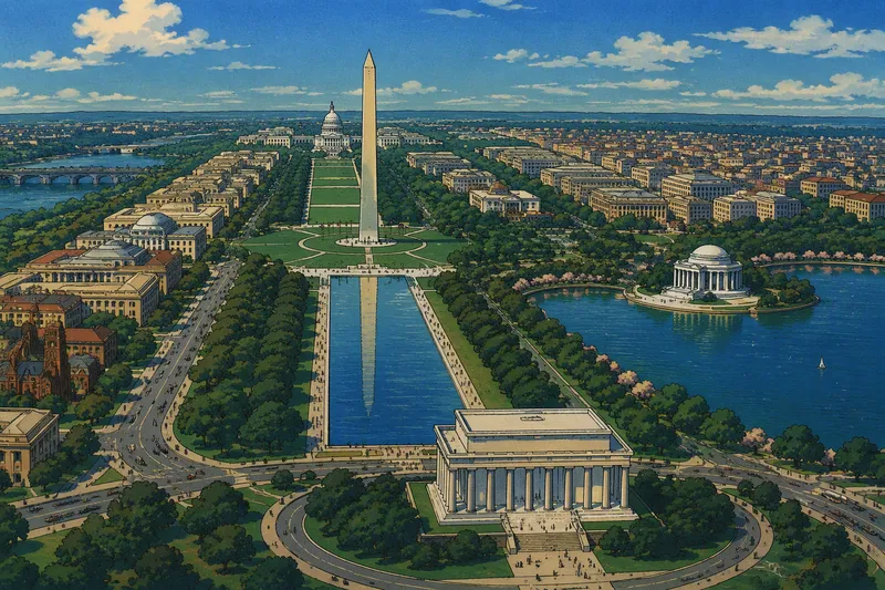 Washington D.C:n historialliset monumentit kansallispuistossa